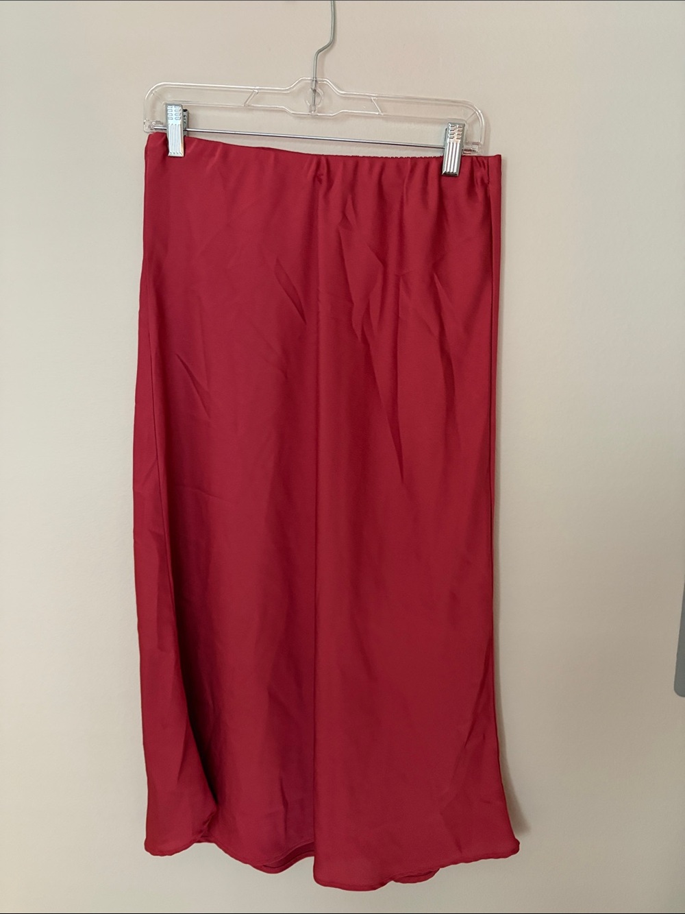 Adrianna Papell Red Maxi Skirt